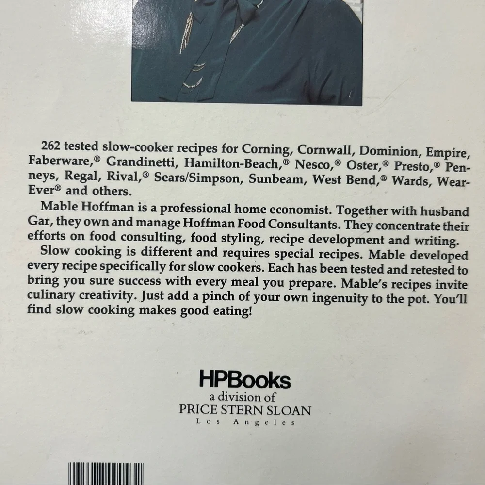 Crockery‎ Cookery by Mable Hoffman Slow Cooker Vintage Cookbook